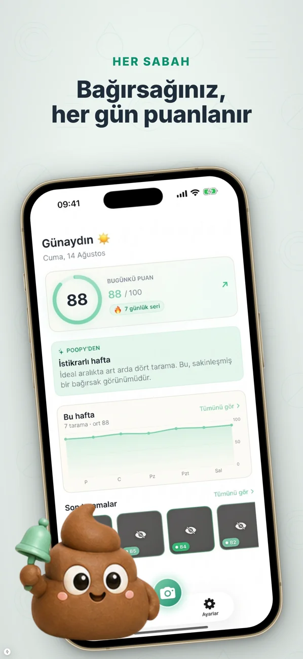 PoopID Semptom ve Besin Tetikleyicileri